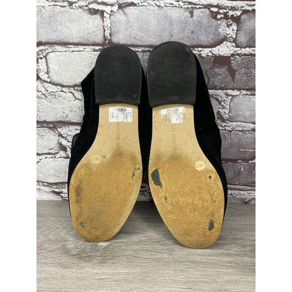 Saks Fifth Ave Gessi Black Suede Leather Flats Loafers Women’s Sz 9M US/39.5EU - Picture 13 of 16